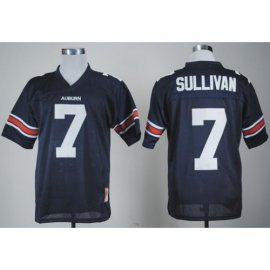 Auburn Tigers 7# Pat Sullivan Navy Blue College Football Throwback Jersey