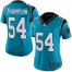 Nike Carolina Panthers #54 Shaq Thompson Blue Alternate Womens Stitched NFL Vapor Untouchable Limited Jersey