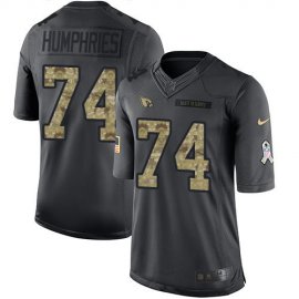 Nike Arizona Cardinals #74 D.J. Humphries Black Mens Stitched NFL Limited 2016 Salute to Service Jersey