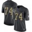 Nike Arizona Cardinals #74 D.J. Humphries Black Mens Stitched NFL Limited 2016 Salute to Service Jersey