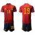 Spain #19 Diego Costa Home Soccer Country Jersey