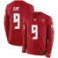Nike Tampa Bay Buccaneers #9 Matt Gay Red Team Color Mens Stitched NFL Limited Therma Long Sleeve Jersey