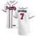 Atlanta Braves #7 Dansby Swanson Mens Nike White Home 2020 Authentic Player MLB Jersey