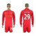Liverpool #29 Borini Home Long Sleeves Soccer Club Jersey