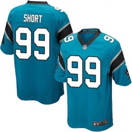 Nike Carolina Panthers #99 Kawann Short Blue Alternate Youth Stitched NFL Elite Jersey