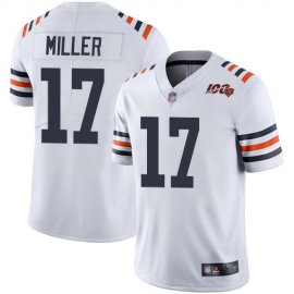 Nike Chicago Bears #17 Anthony Miller White Alternate Mens Stitched NFL Vapor Untouchable Limited 100th Season Jersey