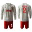 Juventus #2 De Sciglio Away Long Sleeves Soccer Club Jersey