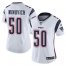 Nike New England Patriots #50 Chase Winovich White Womens Stitched NFL Vapor Untouchable Limited Jersey