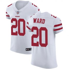 Nike San Francisco 49ers #20 Jimmie Ward White Mens Stitched NFL Vapor Untouchable Elite Jersey