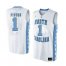North Carolina Tar Heels #1 Theo Pinson White College Basketball Jersey