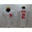 New York Yankees #2 Derek Jeter White Strip Mothers Day Cool Base Womens Stitched MLB Jersey