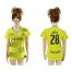 Womens Dortmund #28 Ginter Home Soccer Club Jersey