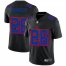 New York New York Giants #26 Saquon Barkley Mens Nike Team Logo Dual Overlap Limited NFL Jersey Black