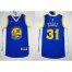 Warriors #31 Festus Ezeli Blue Stitched Revolution 30 NBA Jersey