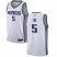 Nike Sacramento Kings #5 DeAaron Fox White NBA Swingman Association Edition Jersey