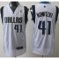 Revolution 30 Dallas Mavericks 41 Dirk Nowitzki White Jersey Cheap
