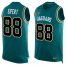 Nike Jacksonville Jaguars #88 Tyler Eifert Teal Green Alternate Mens Stitched NFL Limited Tank Top Jersey