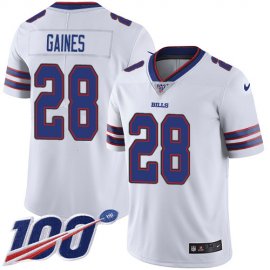 Nike Buffalo Bills #28 E.J. Gaines White Youth Stitched NFL 100th Season Vapor Untouchable Limited Jersey
