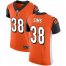 Nike Cincinnati Bengals #38 LeShaun Sims Orange Alternate Mens Stitched NFL New Elite Jersey