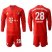 Bayern Munchen #28 Wriedt Home Long Sleeves Soccer Club Jersey