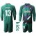 Atletico Madrid #13 Oblak Green Goalkeeper Long Sleeves Kid Soccer Club Jersey