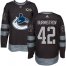 Adidas Vancouver Canucks #42 Alex Burmistrov Black 1917-2017 100th Anniversary Stitched NHL Jersey