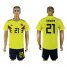 Colombia #21 Cardona Home Soccer Country Jersey