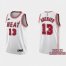 Miami Miami Heat #13 Bam Adebayo White Mens Nike NBA 2022-23 Classic Edition Jersey Mens