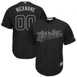 Chicago White Sox Majestic 2019 Players Weekend Cool Base Roster Custom Jersey Black