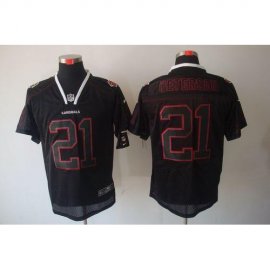 Nike Arizona Cardinals #21 Patrick Peterson Lights Out Black Mens Stitched NFL Elite Jersey