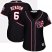 Washington Nationals #6 Anthony Rendon Navy Blue Alternate Womens Stitched MLB Jersey