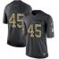 Nike Atlanta Falcons #45 Deion Jones Black Mens Stitched NFL Limited 2016 Salute To Service Jersey