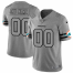 Miami Dolphins Custom Mens Nike Gray Gridiron II Vapor Untouchable Limited NFL Jersey