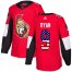 Adidas Ottawa Senators #9 Bobby Ryan Red Home Authentic USA Flag Stitched NHL Jersey