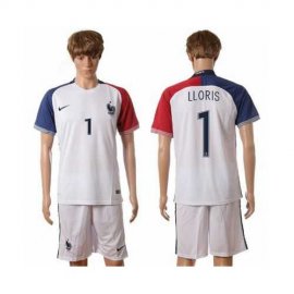 France #1 LLORIS Away Soccer Country Jersey