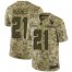Nike Minnesota Vikings #21 Mike Hughes Camo Mens Stitched NFL Limited 2018 Salute To Service Jersey