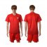 Poland Blank Red Away Soccer Country Jersey