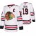 Chicago Blackhawks #19 Jonathan Toews 2019-20 Away Authentic Player White NHL Jersey