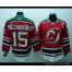New Jersey Devils #15 Jamie Langenbrunner Embroidered Red and Green CCM Throwback NHL Jersey