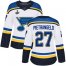 Adidas St. Louis Blues #27 Alex Pietrangelo White Road Authentic Stanley Cup Champions Womens Stitched NHL Jersey