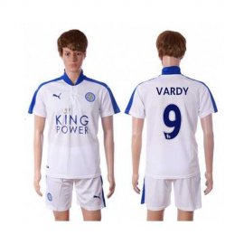 Leicester City #9 Vardy SEC Away Soccer Club Jersey