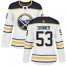 Adidas Buffalo Sabres #53 Jeff Skinner White Road Authentic Womens Stitched NHL Jersey