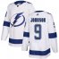 Adidas Tampa Bay Lightning #9 Tyler Johnson White Road Authentic Stitched NHL Jersey