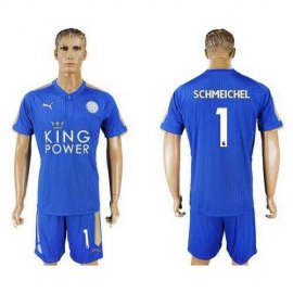 Leicester City #1 Schmeichel Home Soccer Club Jersey