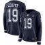 Nike Dallas Cowboys #19 Amari Cooper Navy Blue Team Color Womens Stitched NFL Limited Therma Long Sleeve Jersey