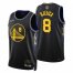 Golden State Golden State Warriors #8 Nemanja Bjelica Mens Nike Black Swingman 2022 NBA Finals City Edition Jersey Mens