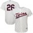 Minnesota Twins #26 Max Kepler Cream Strip Cool Base Stitched Youth MLB Jersey