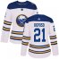 Adidas Buffalo Sabres #21 Kyle Okposo White Authentic 2018 Winter Classic Womens Stitched NHL Jersey