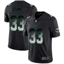 Nike New York Jets #33 Jamal Adams Black Mens Stitched NFL Vapor Untouchable Limited Smoke Fashion Jersey
