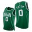Nike Boston Celtics #0 Jayson Tatum Womens 2021-22 75th Diamond Anniversary NBA Jersey Green Womens